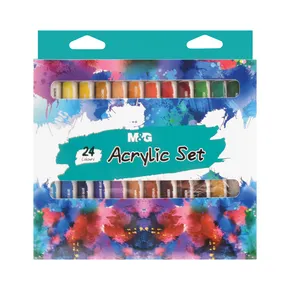 Acrylfarben M&G 12 ml - Set mit 24 Stück